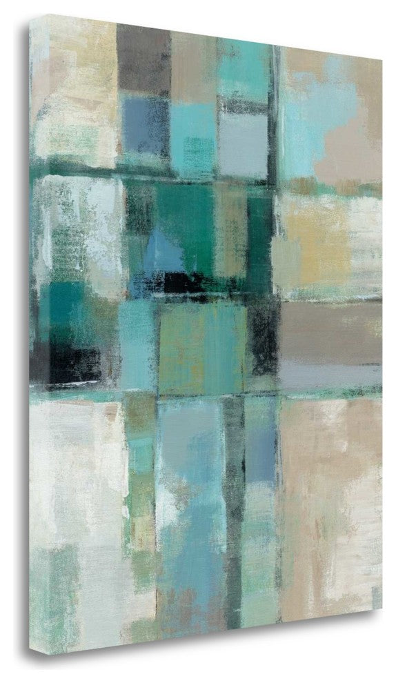 "Island Hues Crop II" By Silvia Vassileva, Giclee Print on Gallery Wrap Canvas