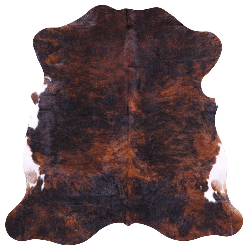 5' 7" X 5' 7" Natural Cowhide Rug C2051