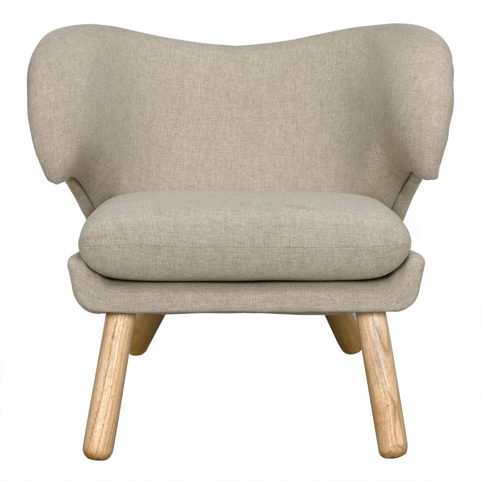 Valerie Chair With Wheat Fabric