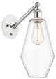 Innovations 317-1W-WPC-G652-7-LED 1-Light Sconce, White and Polished Chrome