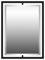 Quoizel QR1857MBK Mirror, Quoizel Reflections