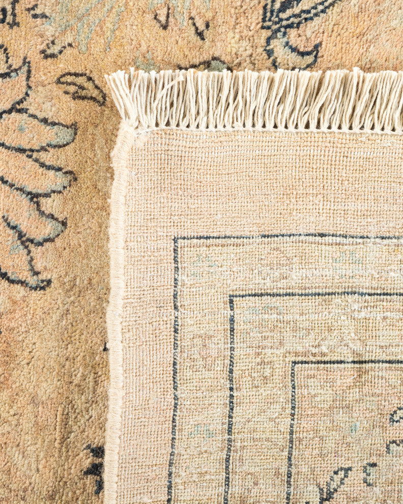 Mogul, One-of-a-Kind Hand-Knotted Runner Beige, 9'0"x18'10"