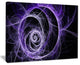 "Exotic Blue Flower" Floral Digital Art Canvas Print