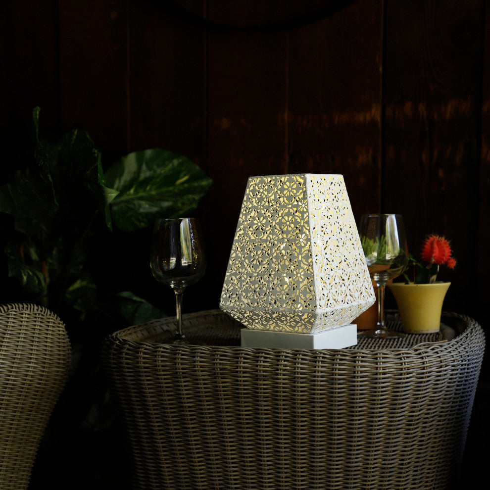 Tabletop Lamp with Chain Style Filament LED Lights