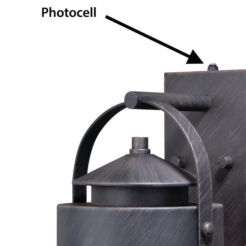 Cumberland 8" Outdoor Wall Light Rust Rust Iron