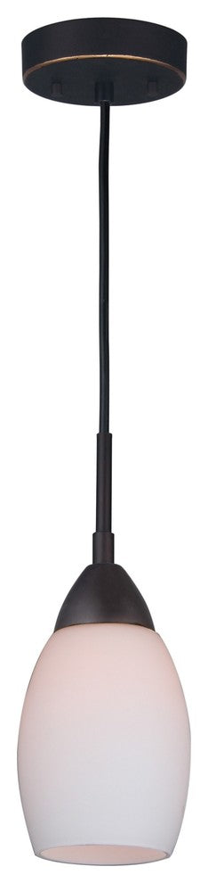 Woodbridge Lighting Venezia Opal Mini-Pendant, Bronze