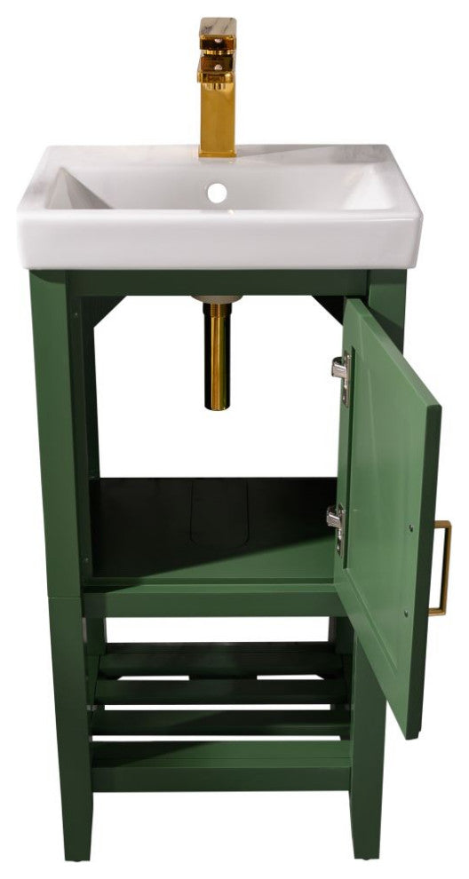 18" Vogue Green Sink Vanity