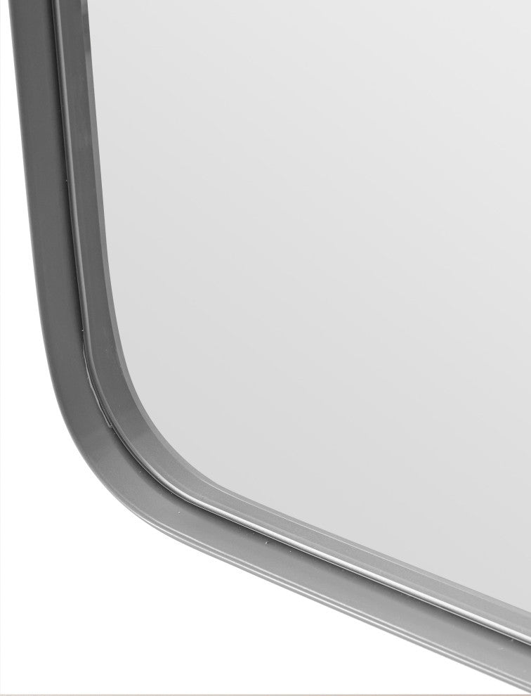 Decorative Mirror, Grey, 24x36