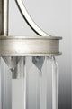 Progress Lighting Glimmer 3-Light Semi-Flush Convertible, Silver Ridge