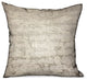 Plutus Silvered Rivulet Silver Solid Luxury Outdoor/Indoor Throw Pillow, 22"x22"