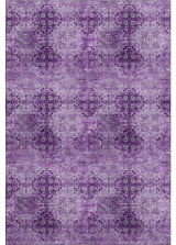 Premium Machine Washable Mayfield AMF557 Eggplant 5' x 7'6" Rug