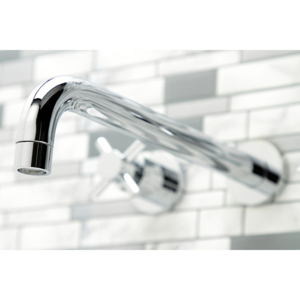 KS8051DX Wall Mount Tub Faucet, Polished Chrome