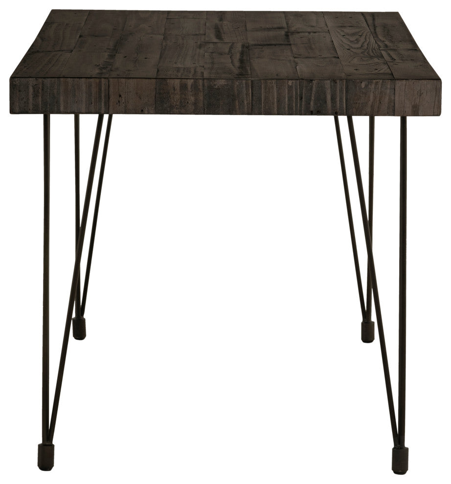 First of A Kind Boneta Dining Table Small  Weather Gray