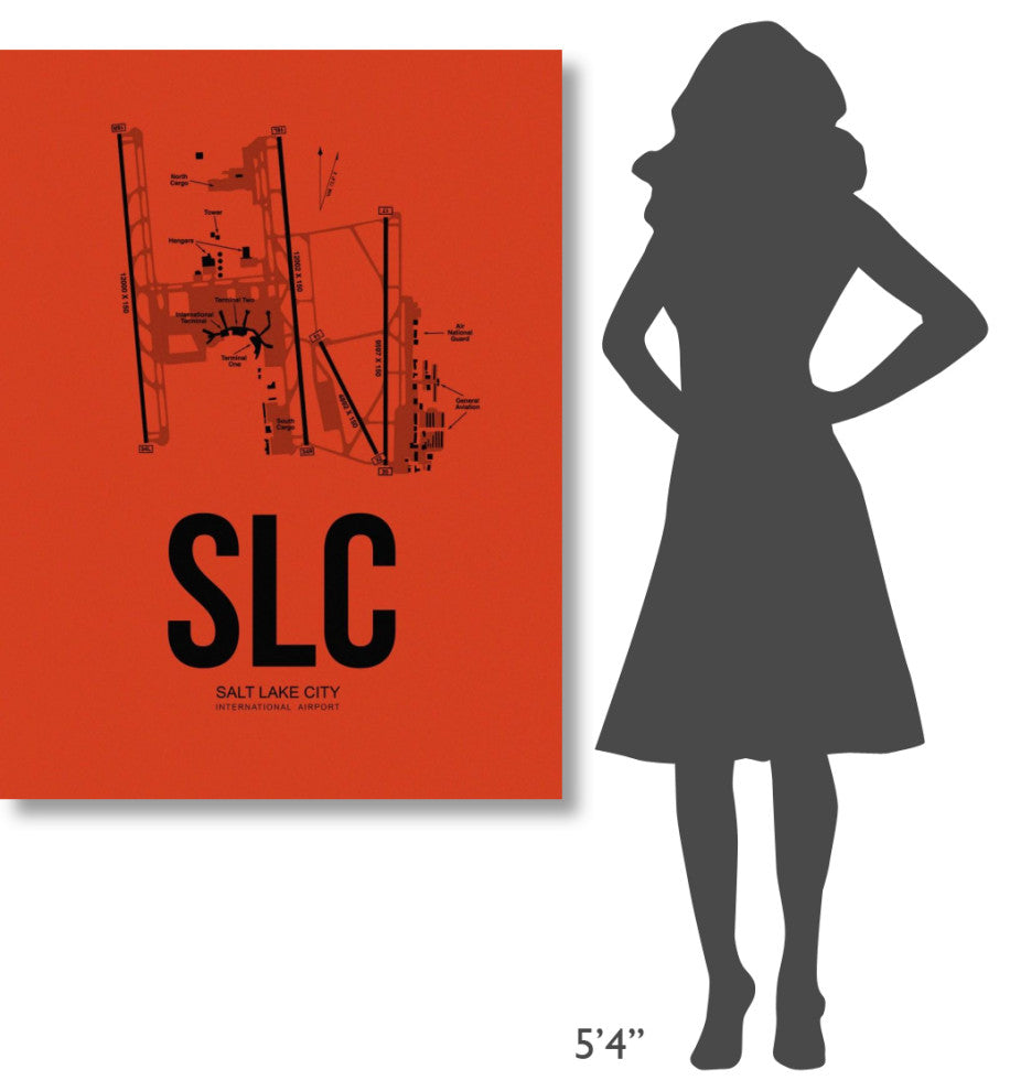 "Salt Lake City Airport Orange" Fine Art Print