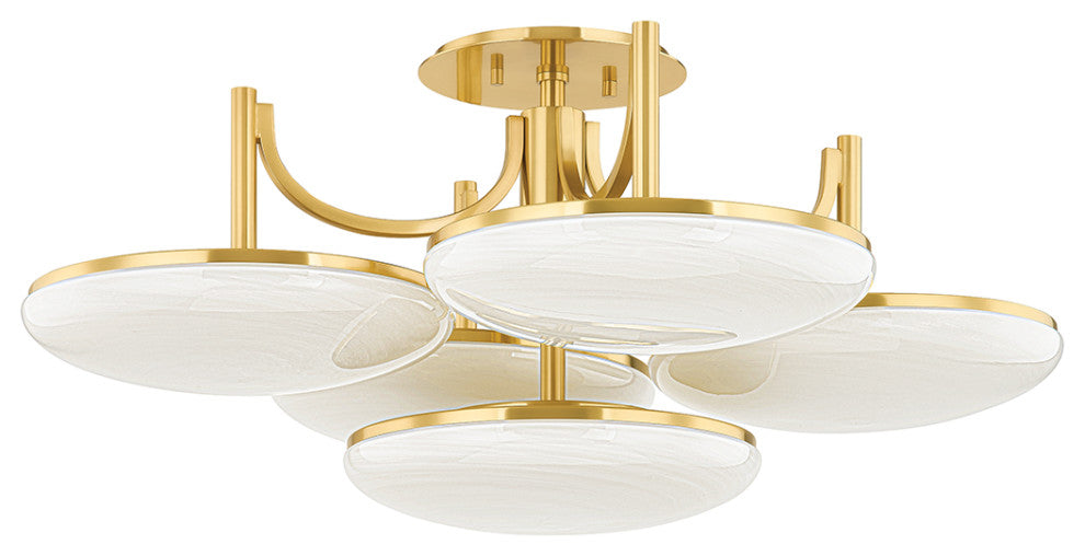 Bregman 5 Light Semi Flush