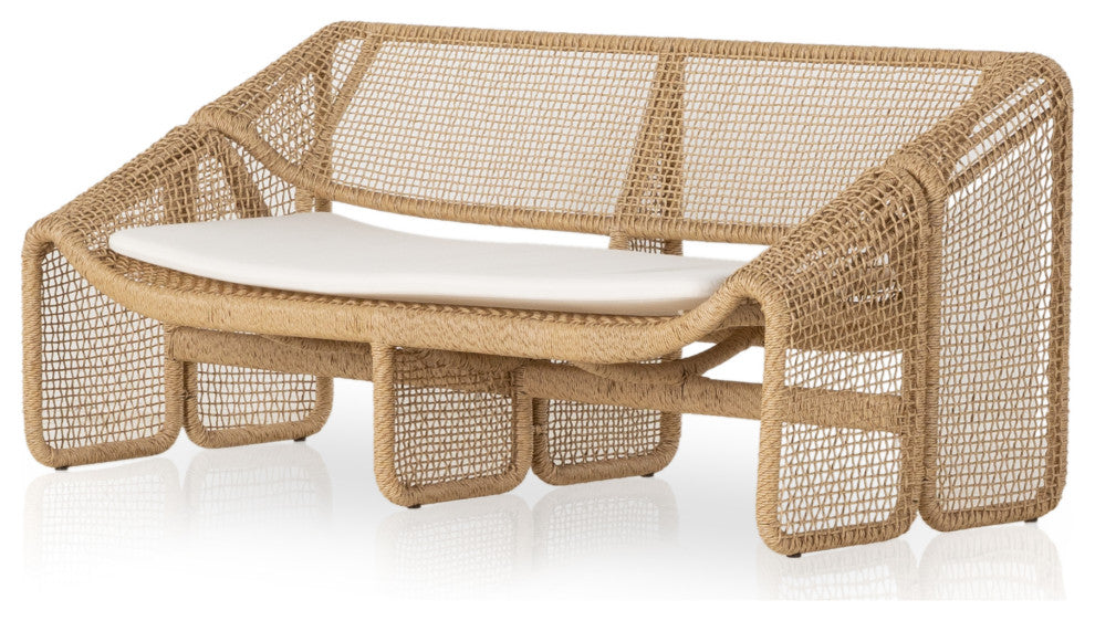Selma Outdoor Sofa-Faux Hyacinth
