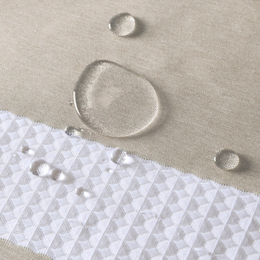 Madison Park Spa Waffle Shower Curtain With 3M Treatment