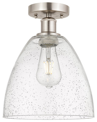 Innovations 616-1F-SN-GBD-94 1 Light Semi-Flush Mount, Brushed Satin Nickel