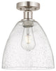 Innovations 616-1F-SN-GBD-94 1 Light Semi-Flush Mount, Brushed Satin Nickel