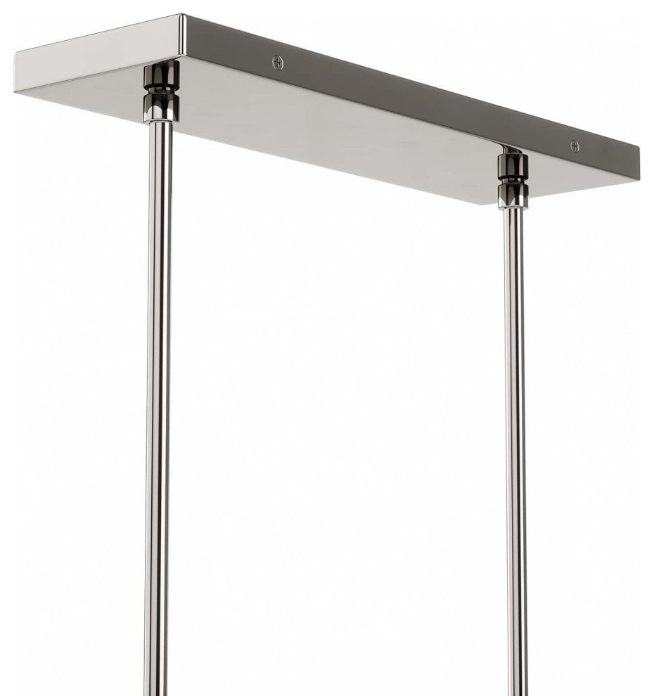 Skylark 6-Light Chandelier, Clear Polished Nickel