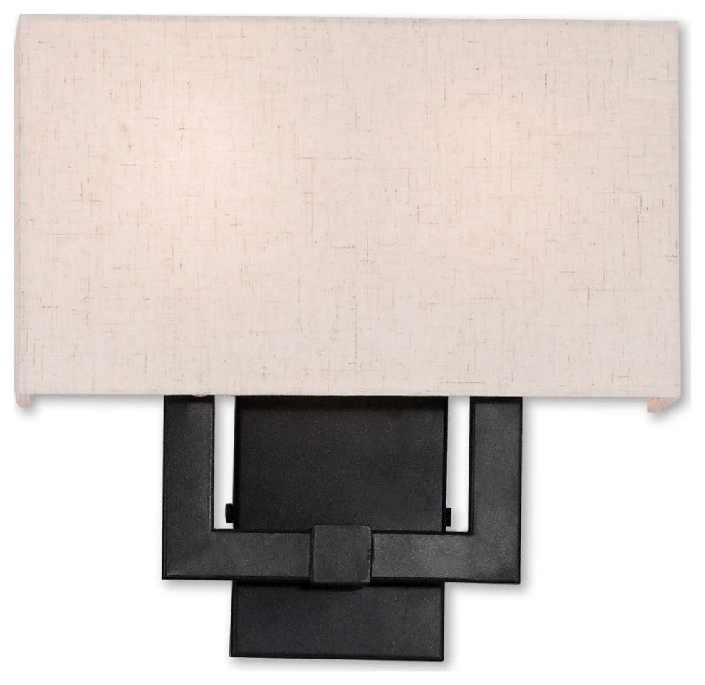 Livex Meridian 2 Light 13" Tall Wall Sconce, English Bronze