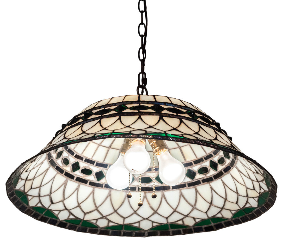 24 Wide Tiffany Roman Pendant