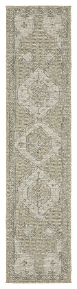 Oriental Weavers Tortuga TR08A Geometric Rug, Beige, 3'3"x5'