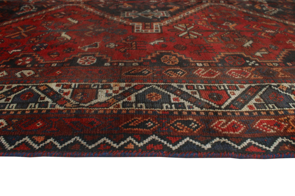 Semi-Antique Mumtoza Red Rug