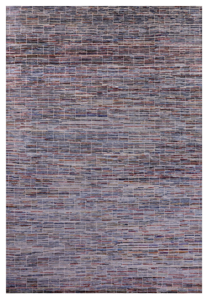 9' 11" X 14' 3" Moroccan Handmade Wool Rug Q8592