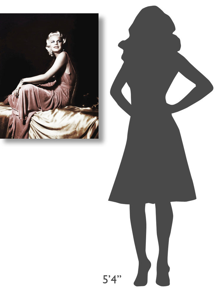 "Jean Harlow" Stretched Canvas Giclee by Hollywood Photo Archive, 24"x30"