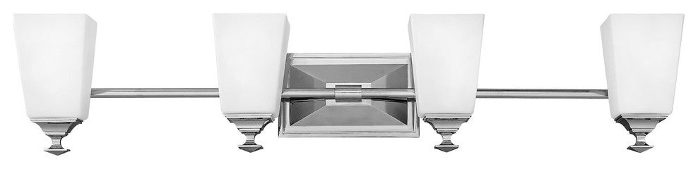 Hinkley Baldwin Bath 4-Light Vanity, Polished Nickel