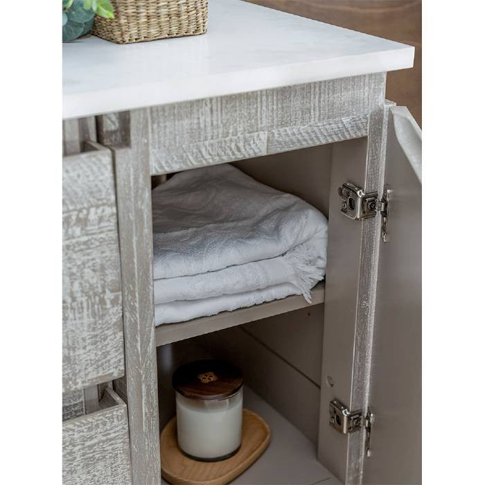 Fresca Formosa 60" Ash Wall Hung Single Sink Modern Bathroom Vanity Set, Faucet