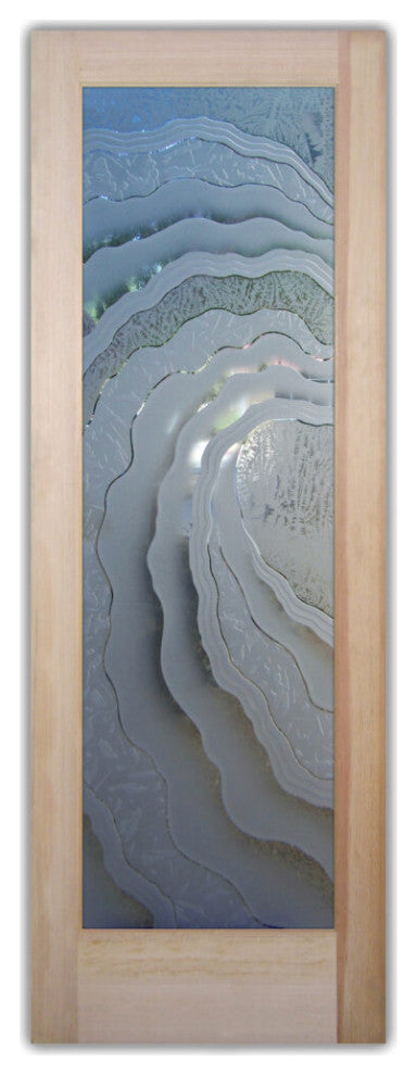 Interior Prehung Door or Interior Slab Door - Metacurl - Douglas Fir (stain...