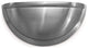 Mascot Hardware 3'' Shell Satin Nickel Drawer Pull - Pack of 10