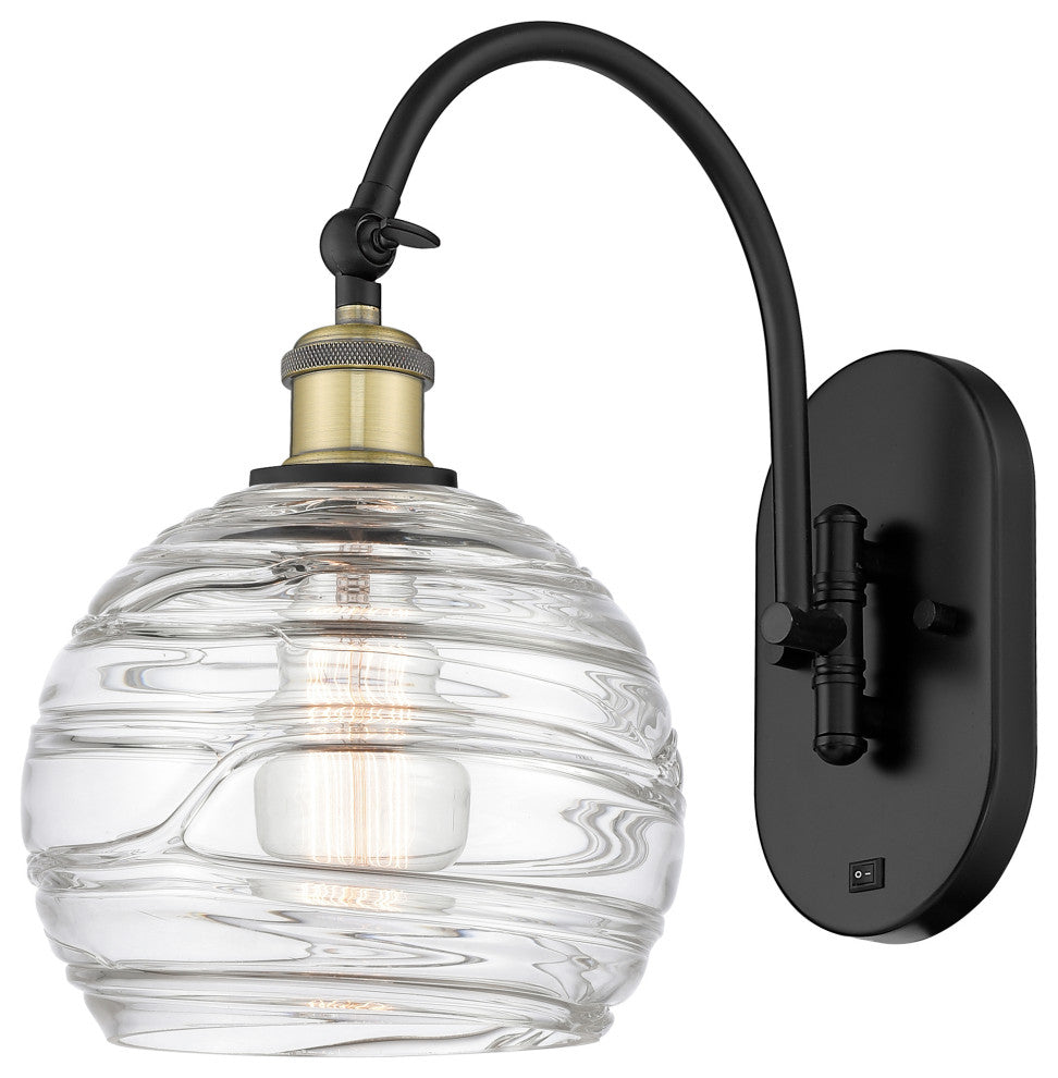 Innovations 518-1W-BAB-G1213-8 1-Light Sconce, Black Antique Brass