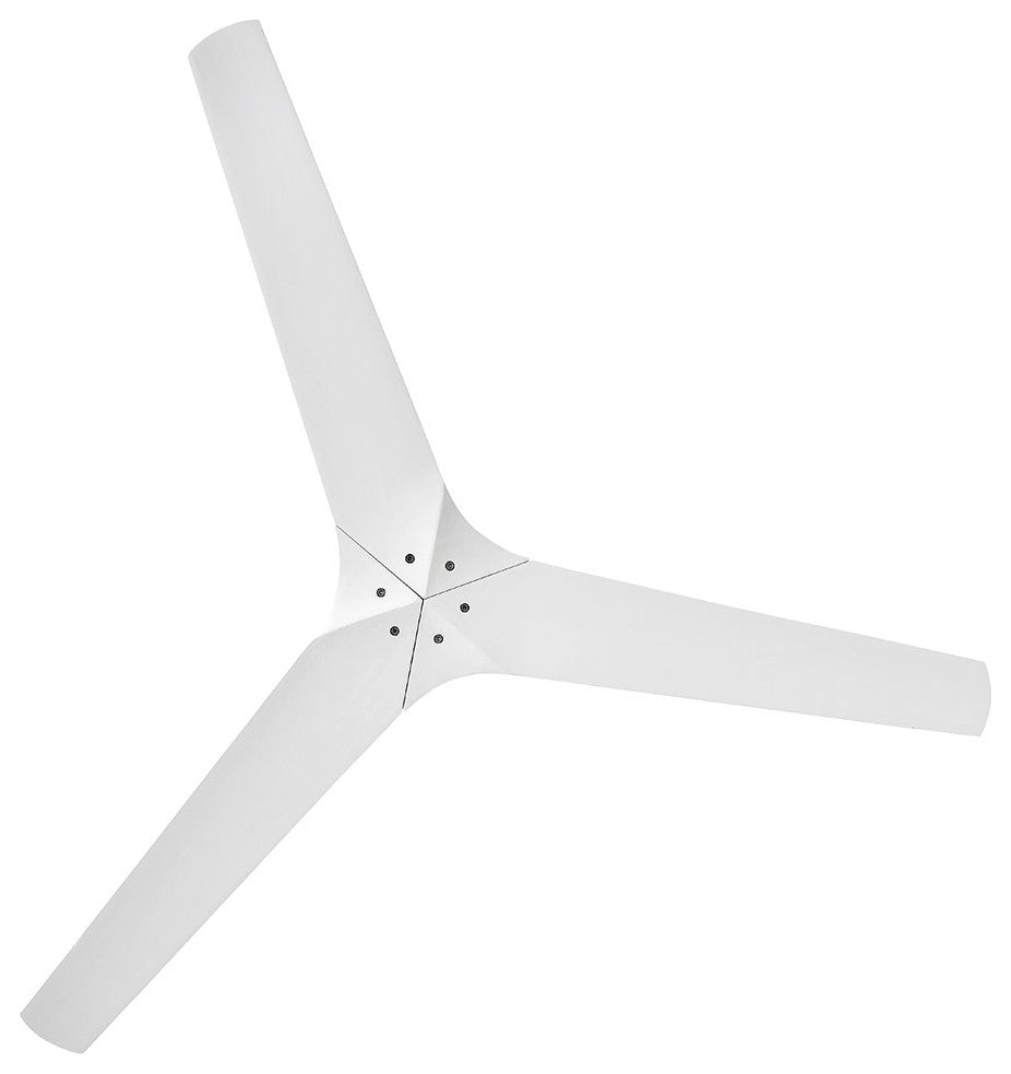 Hinkley Chisel 60" Smart Fan, Matte White