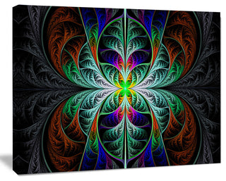 Fabulous Blue Fractal Texture, Abstract Canvas Art Print, 40x30