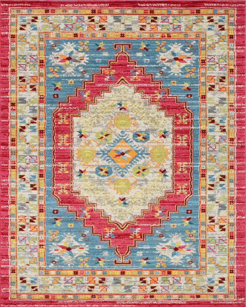 Noori Rug Distressed Hester Pink/Ivory Rug