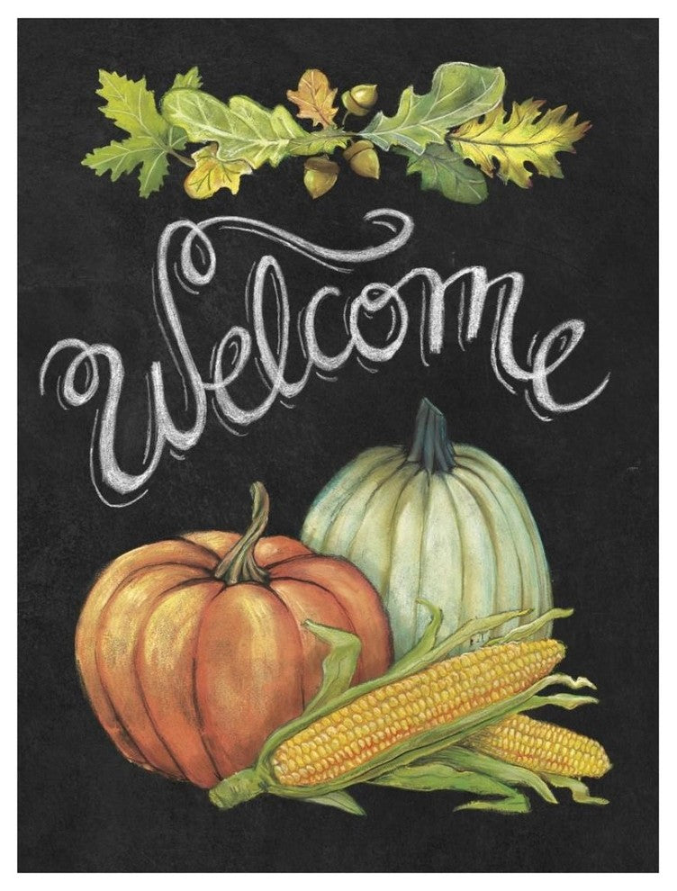 "Autumn Harvest II Welcome" Digital Paper Print by Mary Urban, 26"x34"