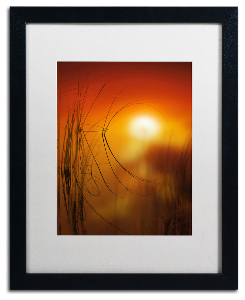 'Nature Time Machine' Matted Framed Canvas Art by Philippe Sainte-Laudy