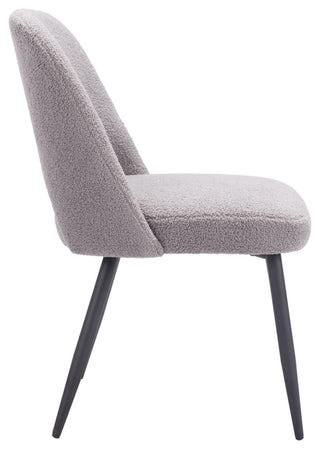 Teddy Dining Chair, Set of 2 Gray
