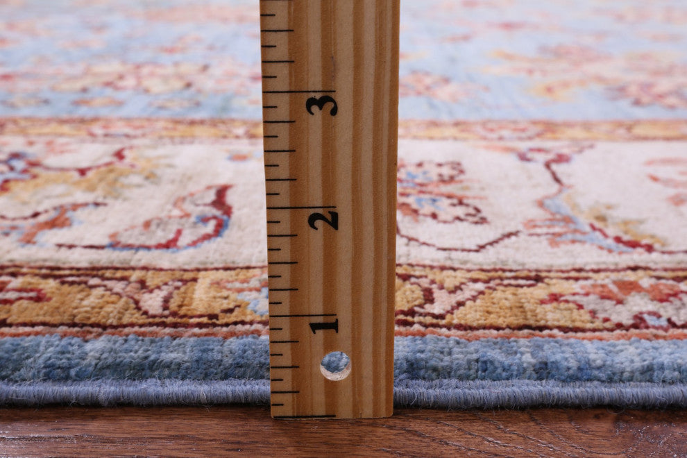 5' 9" X 7' 8" Persian Tabriz Hand-Knotted Wool Rug Q11311