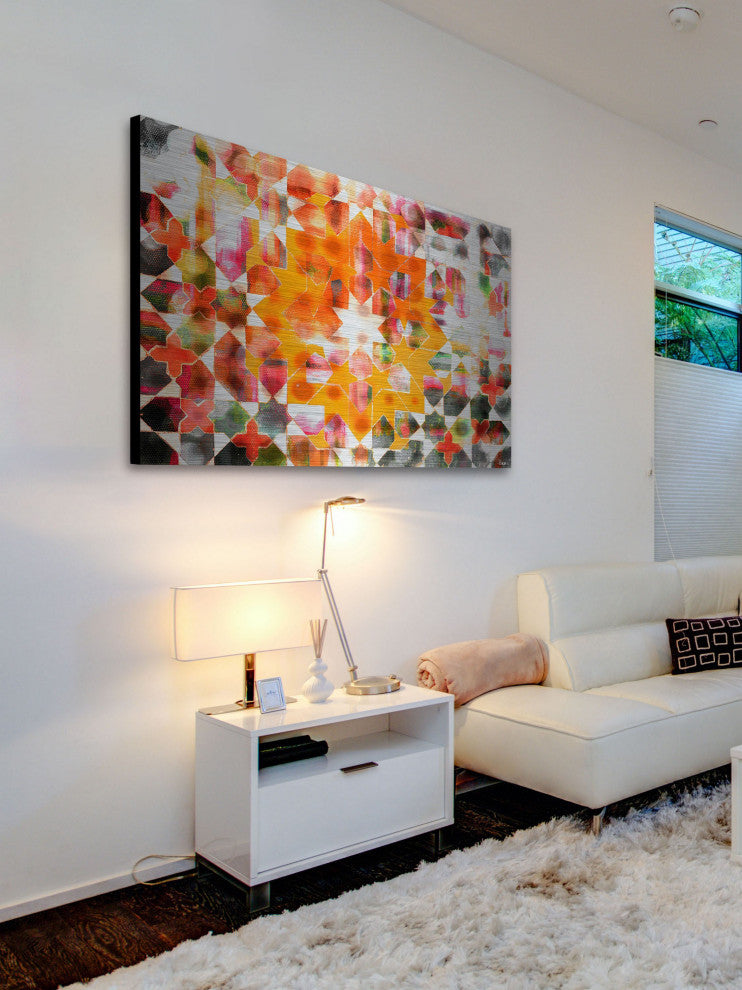 "Zinn" UV Ink Print on Brushed  Aluminum, 45"x30"