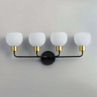 Maxim 11274SWBZS Coraline 4 Light 30"W Bathroom Vanity Light - Bronze Rupert