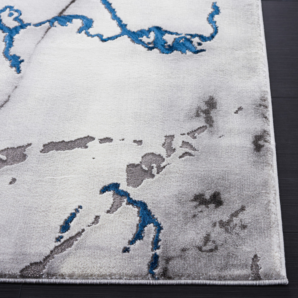 Safavieh Craft Collection CFT852F Rug, Grey/Blue, 8' X 10'