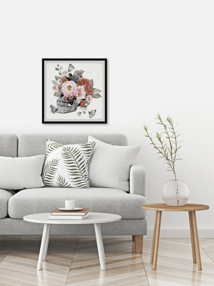 "The Missing Flowers" Framed Painting Print, 24x24
