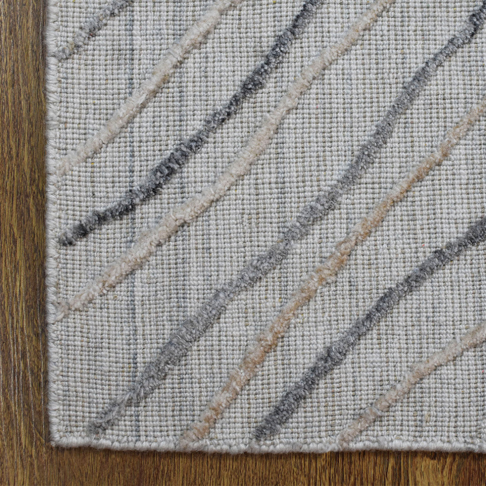 HAND WOVEN FLAT WEAVE KILIM POLYESTER RUGS -Rectangle,Beige Multicolor,Abstract, [Rectangle] 9'x12'