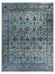 Tribal One-of-a-Kind Hand-Knotted Area Rug Light Blue, 9' 0" x 11' 10"