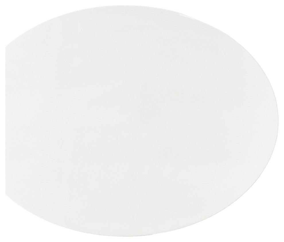 GDF Studio Kendall Oval Mod Swivel Coffee Table