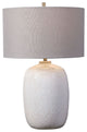 Uttermost Winterscape White Glaze Table Lamp